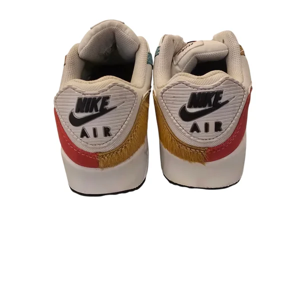 Nike Kids White and Multicolor Sneakers - Picture 3 of 4